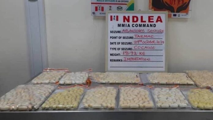 NDLEA a Legas ta kama hodar ibilis ta fiye da naira biliyan 4