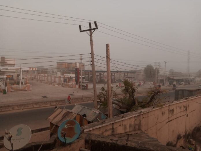 Sanyi da hazo a Kano, ya sa jama'a da dama ba su fito harkokinsu ba