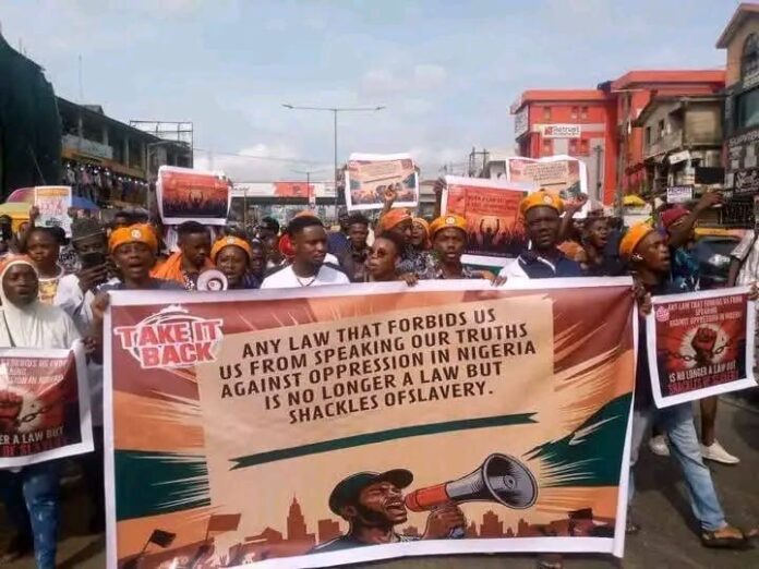 Ƙungiyar 'Take It Back Movement' ta yi zanga-zangar tsadar rayuwa