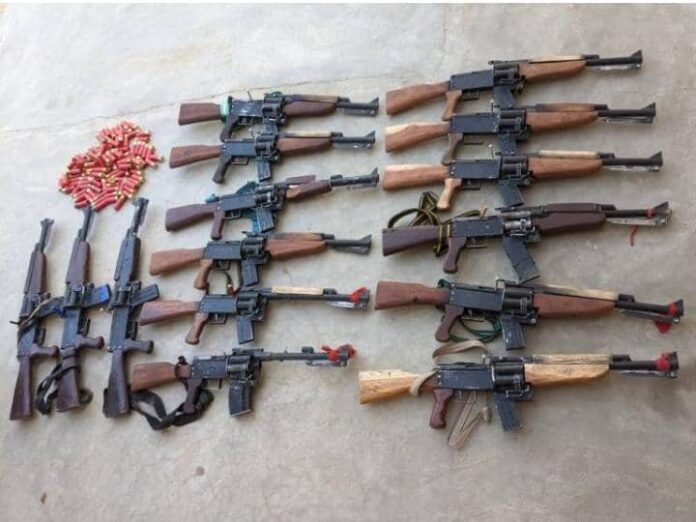 An gano wajen da ake haɗa makamai a Kano