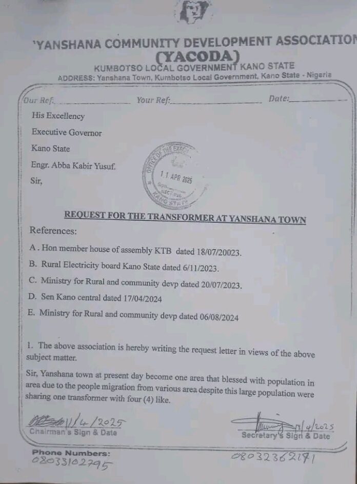 Al'ummar garin 'Yanshana a Kano sun koka kan matsalar rashin ruwa da wuta