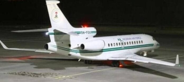 Sabon jirgin saman shugaban ƙasa ya iso Najeriya