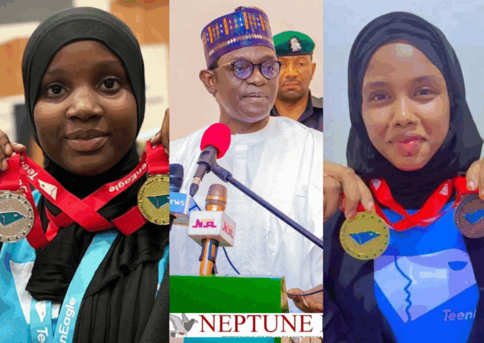 Gwamnatin Yobe za ta karrama gwarazan gasa ta duniya, Nafisa da Rukayya