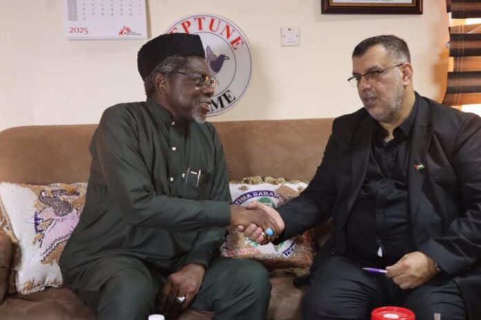 Shugaban al'ummar Falasɗinawa a Najeriya ya ziyarci ofishin Neptune Prime, ya yi kira da a kawo ƙarshen kisan ƙare dangi a Gaza