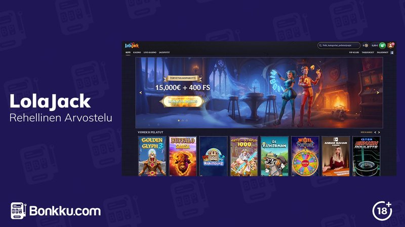 Lolajack UK Casino Review and Comparison of Best Bonuses Offered - overview